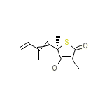 4-Hydroxy-3,5-Dimethyl-5-(2-Methyl-Buta-1,3-Dienyl)-5h-Thiophen-2-One